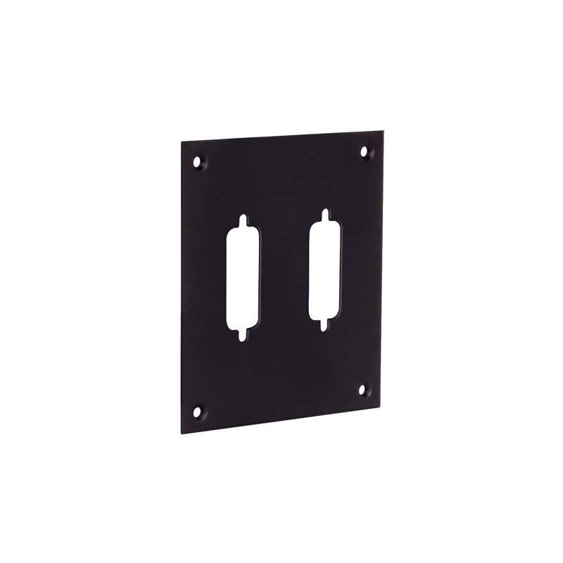 1 pcs : USP230B - SUB PANEL FOR 2 DB15 BLACK