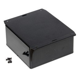 1 pcs : 1591UF2BK - BOX PLASTIC BLK 4.71'L X 4.72'W