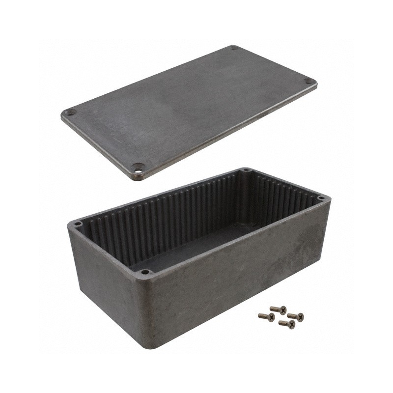 1 pcs : 1590P - BOX ALUM 6.02'L X 3.27'W