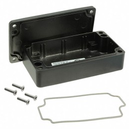 1 pcs : AN-1302-AB - BOX ALUM BLACK 4.55'L X 2.58'W