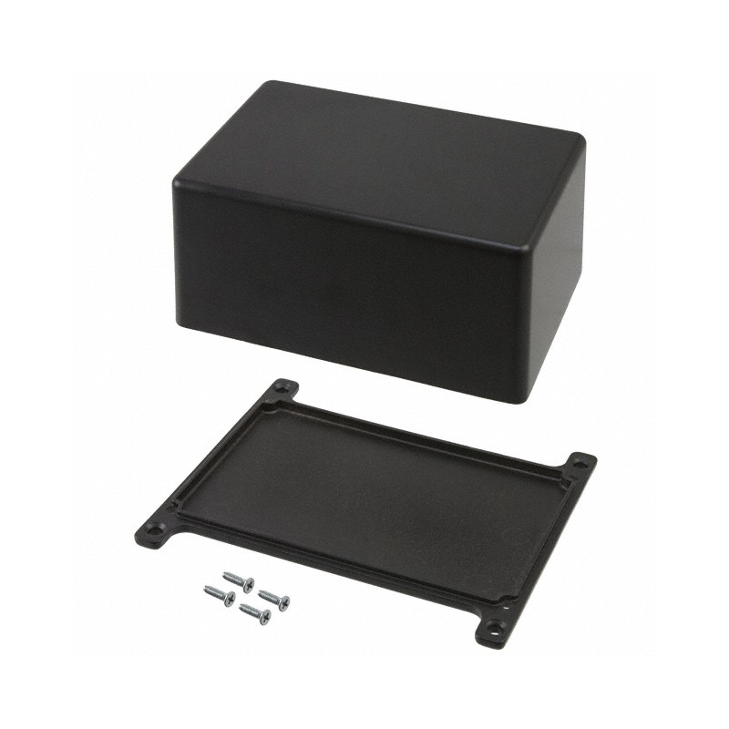 1 pcs : CU-5472-B - BOX ALUM BLACK 4.75'L X 3.15'W