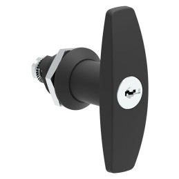 1 pcs : 110120100 - T-HANDLE CAM LOCK PNL MNT ZAMAK