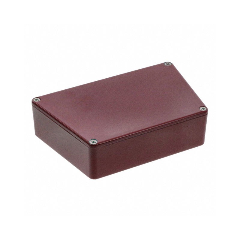 1 pcs : 1590TRPCRD - STOMP BOX ALUM 5.95'L X 3.74'W