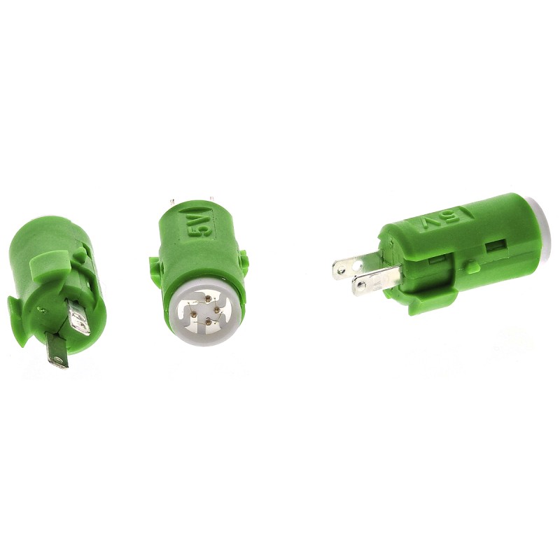 3 pcs - Omron Green LED Indicator Lamp, 5V dc
