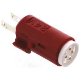 3 pcs - Omron Red LED Indicator Lamp, 24V dc