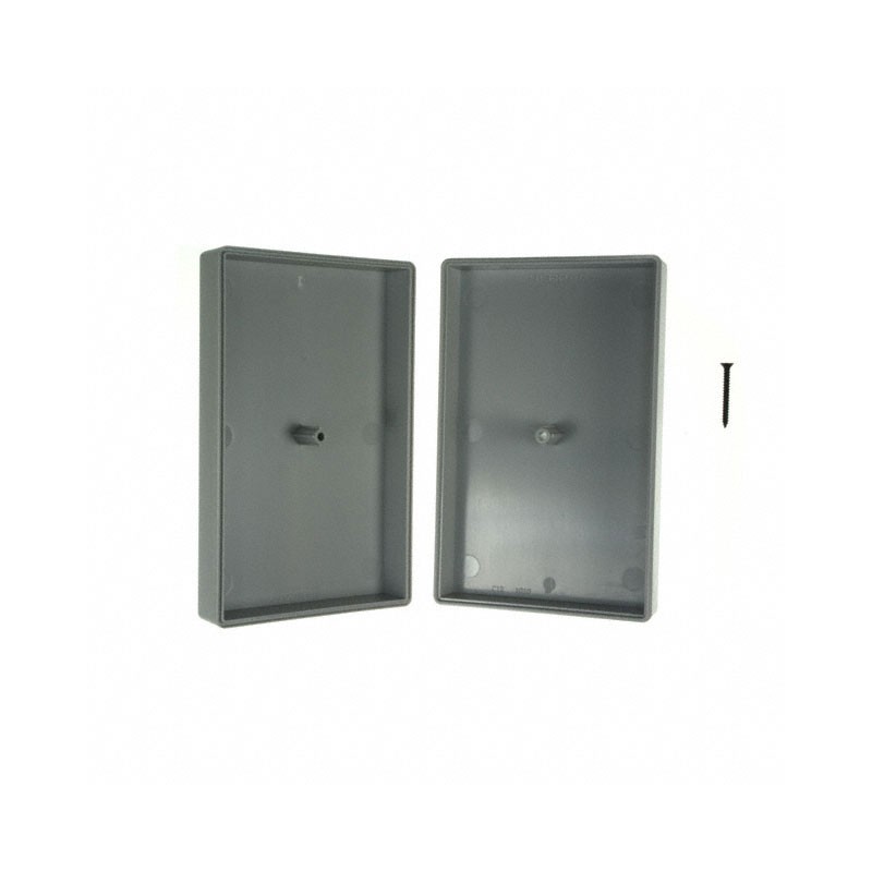1 pcs : C12,GY - BOX ABS GRAY 3.75'L X 2.4'W