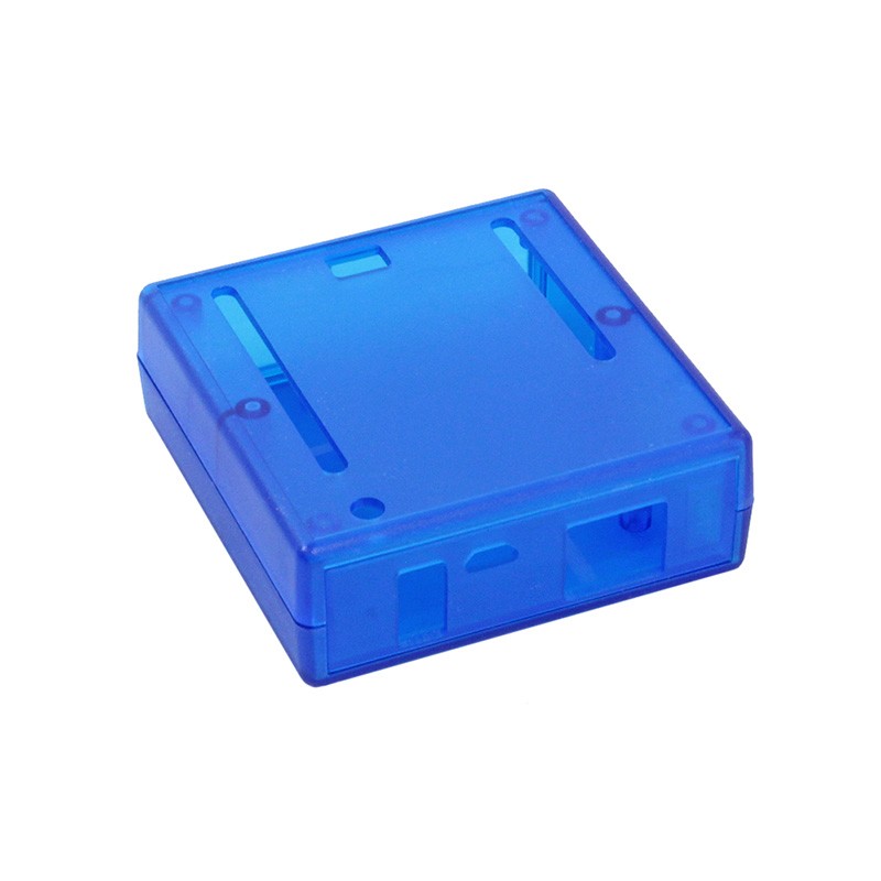 1 pcs : 1593HAMARTBU - CASE ABS TRANS BLU 2.95'LX2.81'W