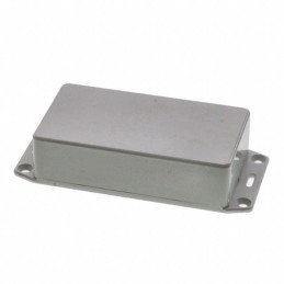 1 pcs : 1591BFLGY - BOX PLASTIC GRAY 4.41'L X 2.44'W