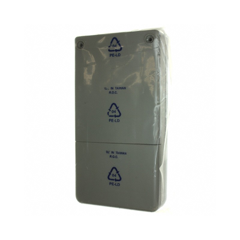 1 pcs : RH3055 - BOX PLASTIC GRAY 6.3'L X 3.35'W