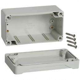 1 pcs : 1555DGY - BOX PC GRAY 4.72'L X 2.56'W