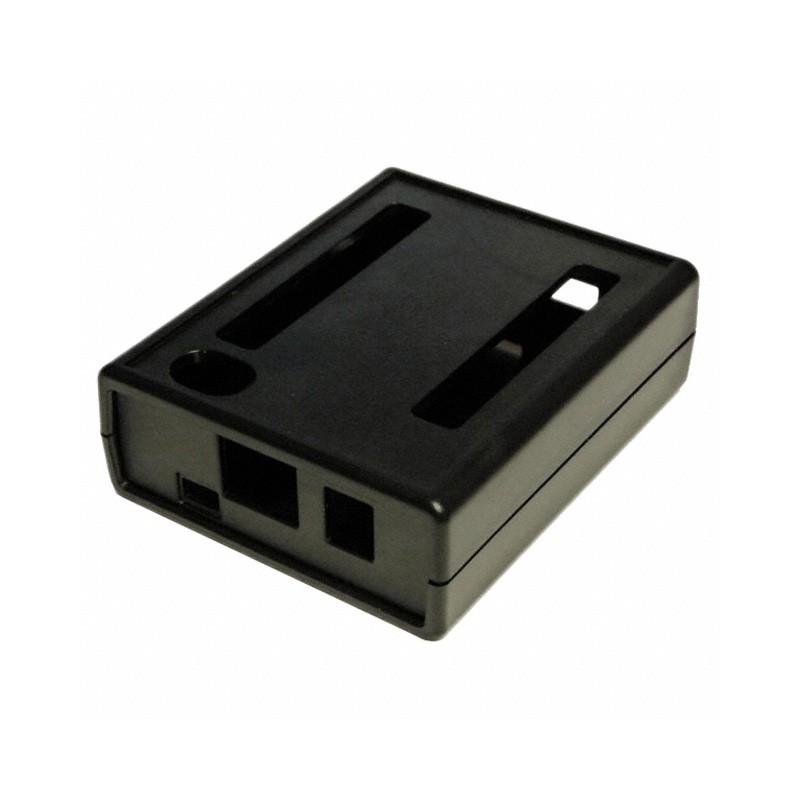 1 pcs : 1593HAMDOGBK - CASE ABS BLK 3.752'LX3.044'W