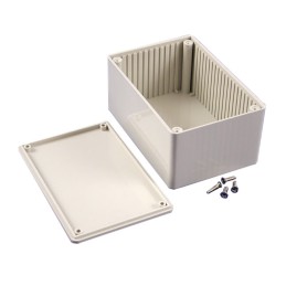 1 pcs : 1591TSGY - BOX PLASTIC GRAY 4.72'L X 3.16'W