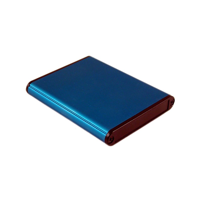 1 pcs : 1455A802BU - BOX ALUM BLUE 3.19'L X 2.76'W