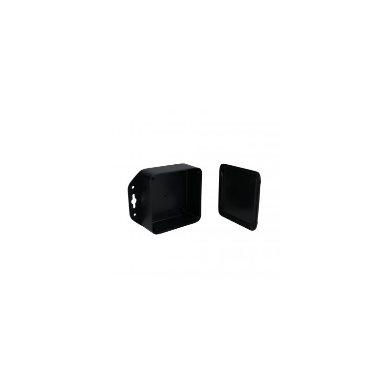 1 pcs : PW-12848-TMB - ENCLOSURE ABS BLACK 4'L X 4'W