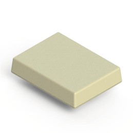 1 pcs : 031,AL - BOX ABS ALMOND 4.38'L X 3.25'W