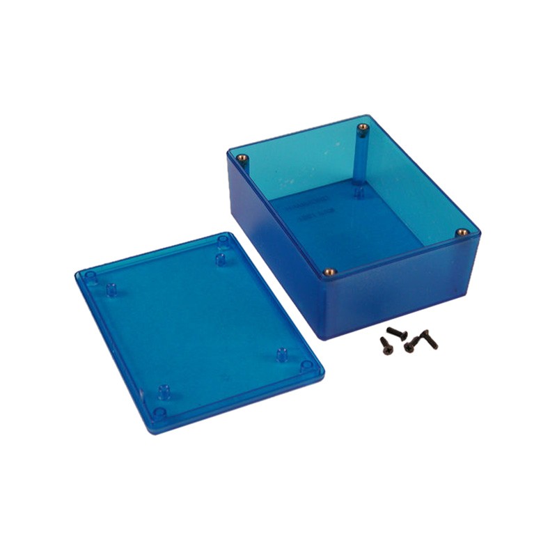 1 pcs : 1591XXSTBU - BOX PLAS TRN BLU 4.43'L X 3.33'W