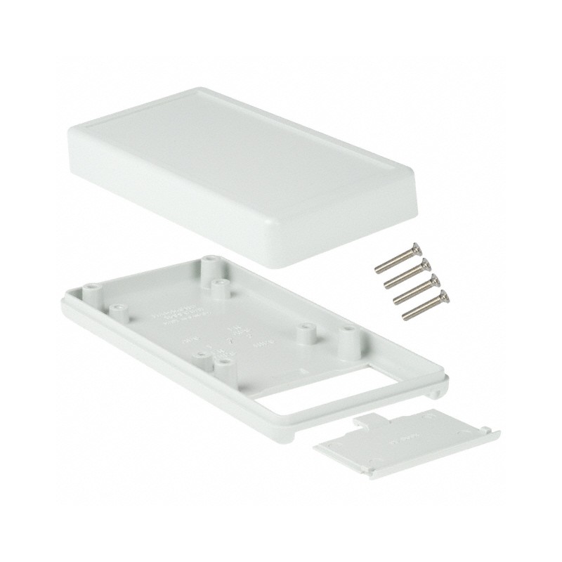 1 pcs : 1599BGYBAT - BOX PLASTIC GRAY 5.12'L X 2.56'W