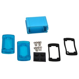 1 pcs : EXN-23350-BLP - BOX ALUM BLU/TRN BLU 1.9'LX2.7'W