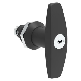 1 pcs : 110200100 - T-HANDLE CAM LOCK PNL MNT PLAS