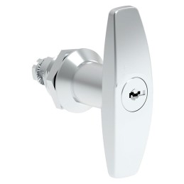 1 pcs : 110110100 - T-HANDLE CAM LOCK PNL MNT ZAMAK