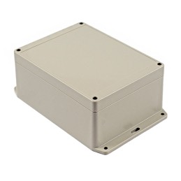 1 pcs : RP1245BF - BOX ABS GRAY 7.68'L X 5.06'W