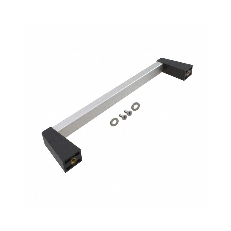 1 pcs : 1427LBC - HANDLE ALUM BLACK/CLR MTG CTR 7'