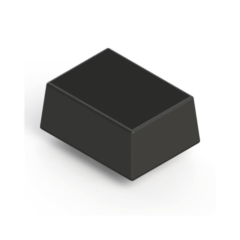 1 pcs : 033I,BK - BOX ABS BLACK 4.38'L X 3.25'W