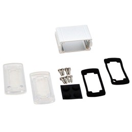 1 pcs : EXN-23350-SVP - BOX ALUM CLR/SLV 1.93'LX2.71'W