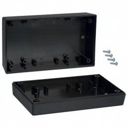 1 pcs : 152,BK - BOX ABS BLACK 5.62'L X 3.25'W