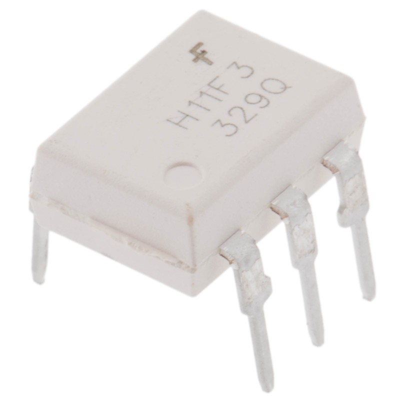 5 pcs - onsemi, H11F3M DC Input Transistor Output Optocoupler, Through Hole, 6-Pin PDIP