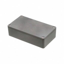 1 pcs : 1590MGY - BOX ALUM GRAY 4.43'L X 2.46'W