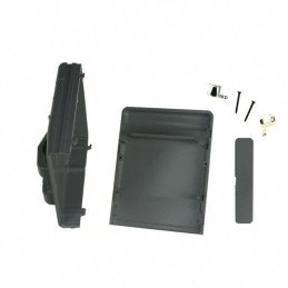 1 pcs : M4PC,GY - BOX ABS GRAY 2.8'L X 2.2'W