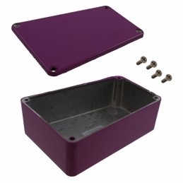 1 pcs : 1590TRPBPR - STOMP BOX ALUM 4.41'L X 3.11'W