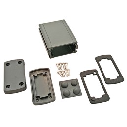 1 pcs : EXN-23351-BK - BOX ALUM BLACK 3.50'L X 2.71'W