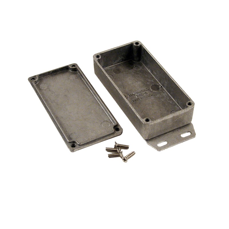 1 pcs : 1590GF - BOX ALUM 3.94'L X 1.97'W