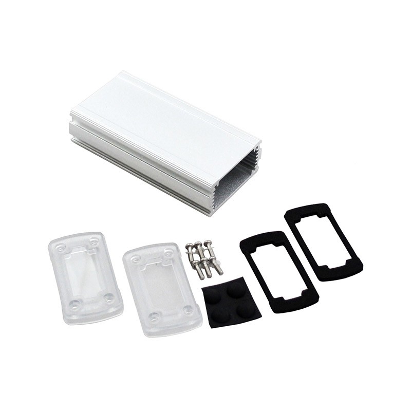 1 pcs : EXN-23352-SVP - BOX ALUM CLR/SLV 5.08'L X 2.71'W