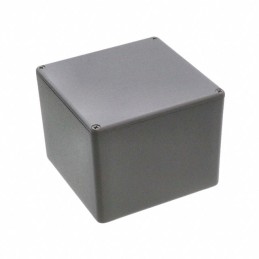 1 pcs : 1590VGY - BOX ALUM GRAY 4.72'L X 4.72'W