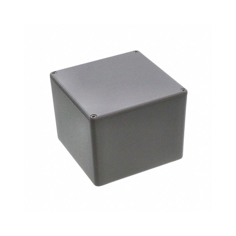 1 pcs : 1590VGY - BOX ALUM GRAY 4.72'L X 4.72'W