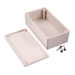 1 pcs : 1591CSGY - BOX PLASTIC GRAY 4.72'L X 2.56'W