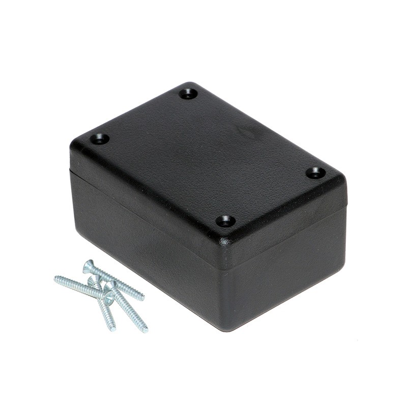 1 pcs : 1594BSBK - BOX PLASTIC BLK 3.19'L X 2.21'W