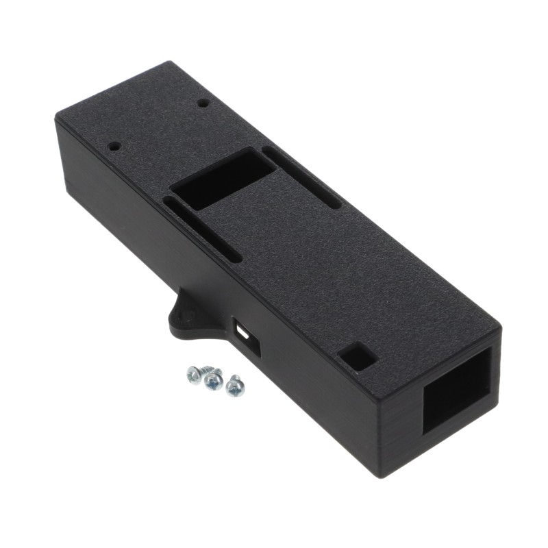 1 pcs : BOX-ESP32-POE-ISO-F - CASE PLASTIC BLK 4.528'LX1.299'W