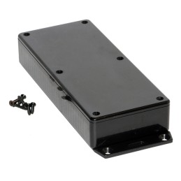 1 pcs : 1591HF2SBK - BOX PLASTIC BLK 6.52'L X 2.79'W