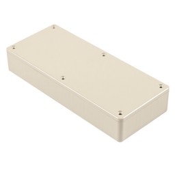 1 pcs : 1591HBG - BOX PLAS BEIGE 6.52'L X 2.79'W