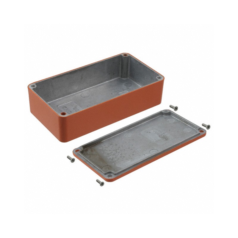 1 pcs : 1590BOR - STOMP BOX ALUM 4.41'L X 2.38'W