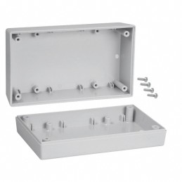 1 pcs : 152,GY - BOX ABS GRAY 5.62'L X 3.25'W