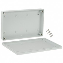 1 pcs : 1599KGY - BOX PLASTIC GRAY 8.66'L X 5.51'W