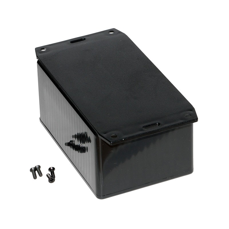 1 pcs : 1591TF2BK - BOX PLASTIC BLK 4.72'L X 3.16'W