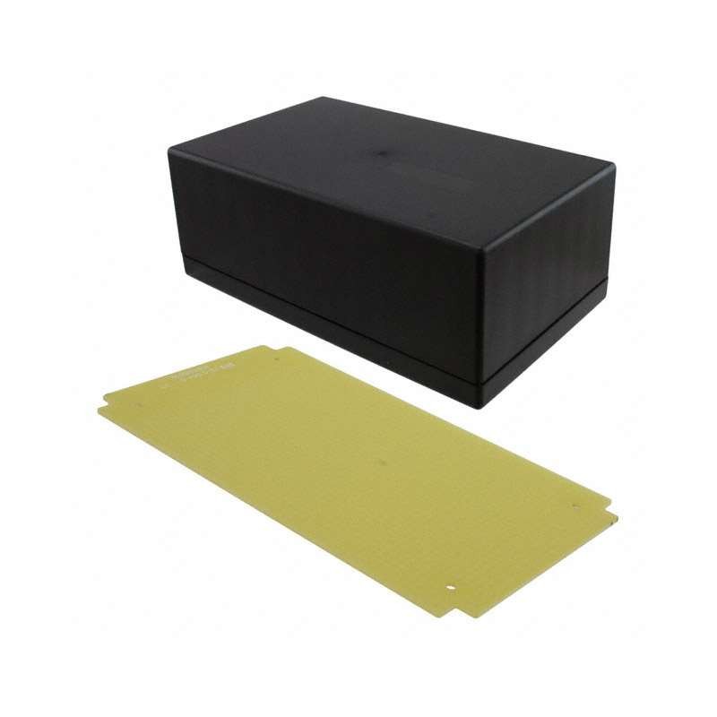 1 pcs : B30-7100 - BOX ABS BLACK 6.3'L X 3.7'W