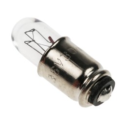 5 pcs - RS PRO Midget Groove Indicator Light, Clear, 36 V, 30 mA, 5000h