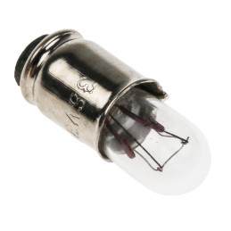 5 pcs - RS PRO Midget Groove Indicator Light, Clear, 36 V, 30 mA, 5000h